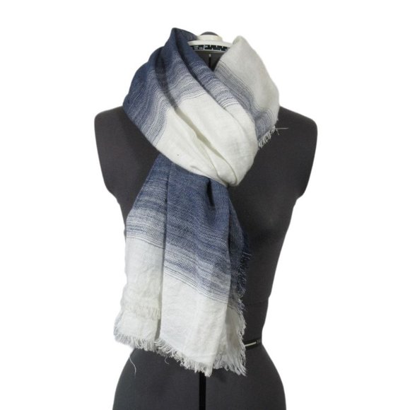 Treasure & Bond Accessories - Treasure & Bond striped cotton shawl scarf wrap